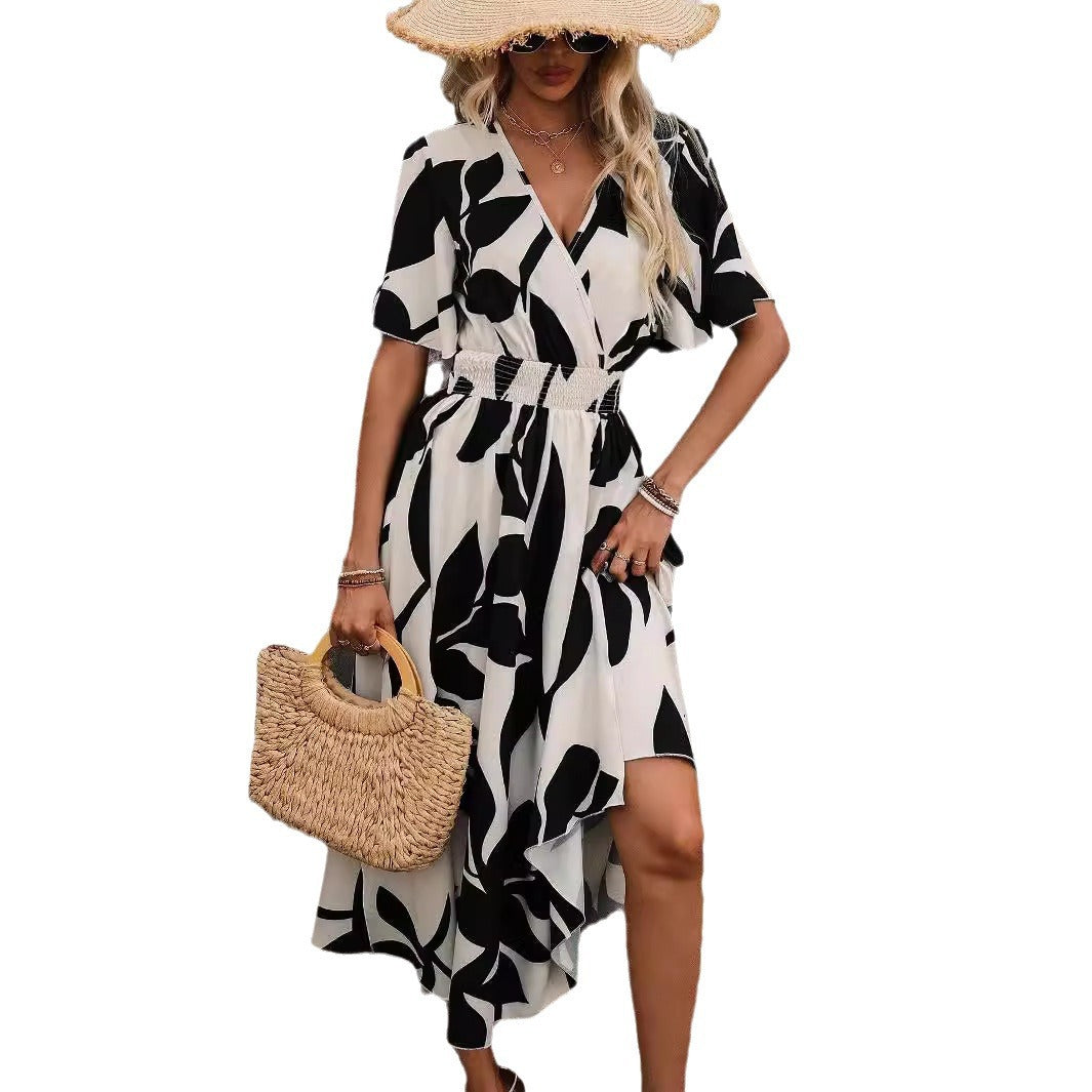 Robe Chic Col Croisé