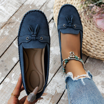 Mocassins à bout rond